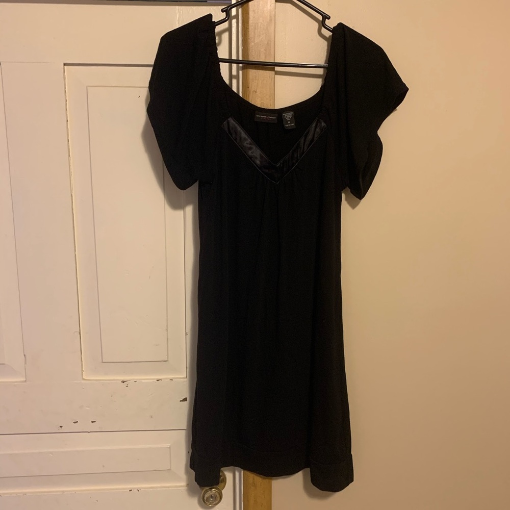 Cotton black dress
